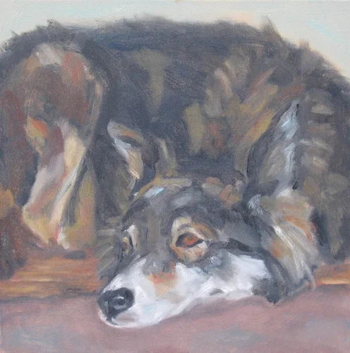Lilly 2005 Oil on Canvas 16"x16"