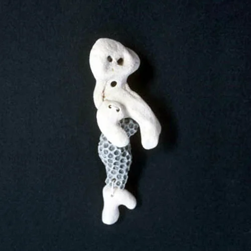 Mermaid 2003 Coral, Wire 7"x3.5"x5"
