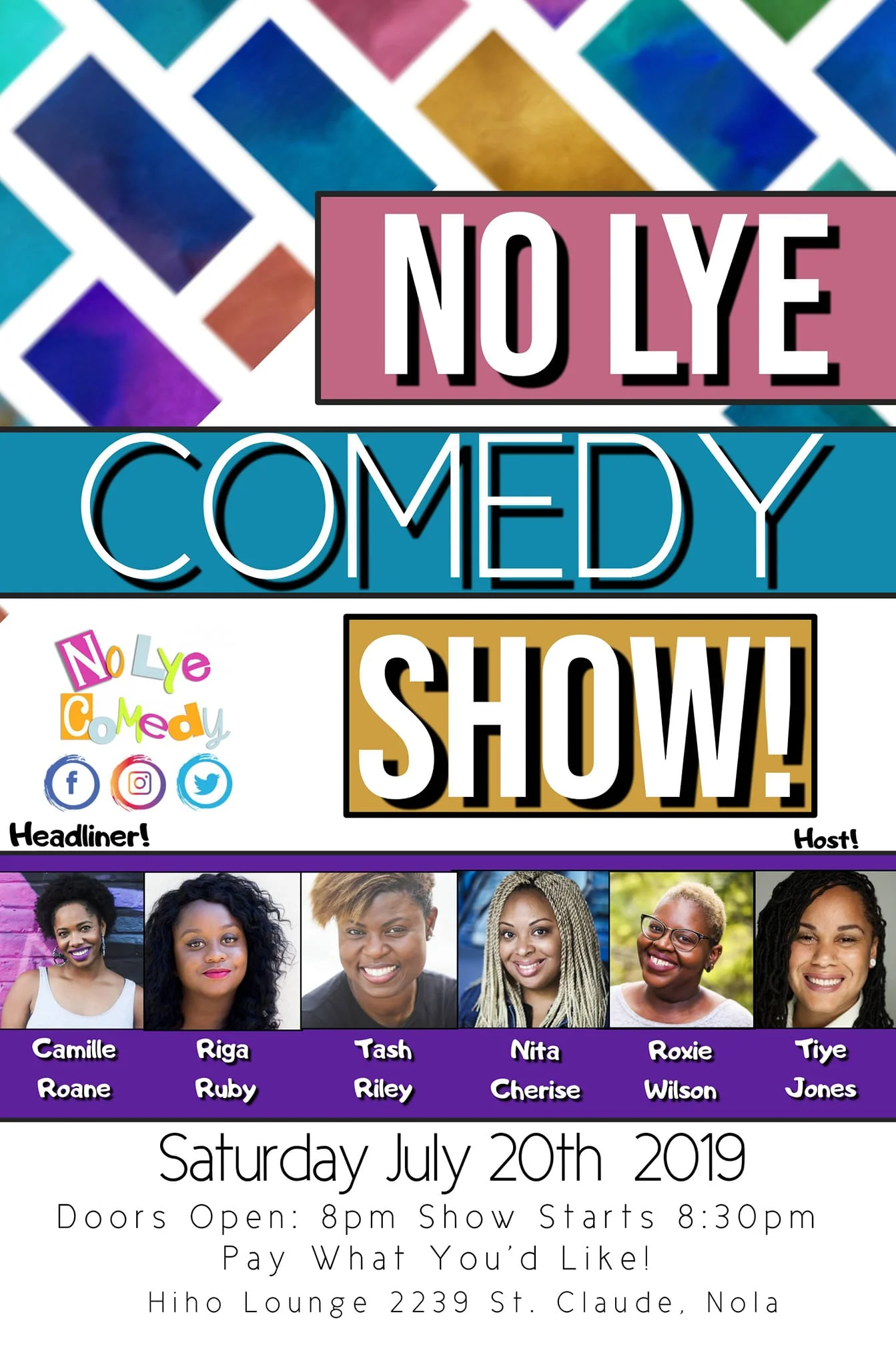 No Lye Comedy Presents:  Melanated Mischief
