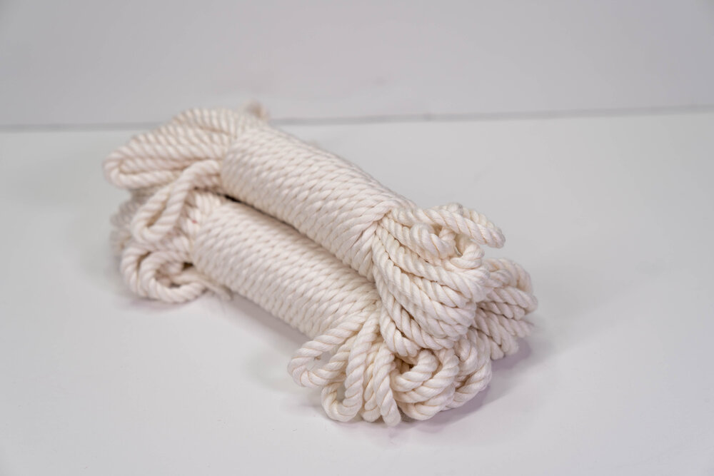 White Bamboo Silk Rope — Kinbaku Studio