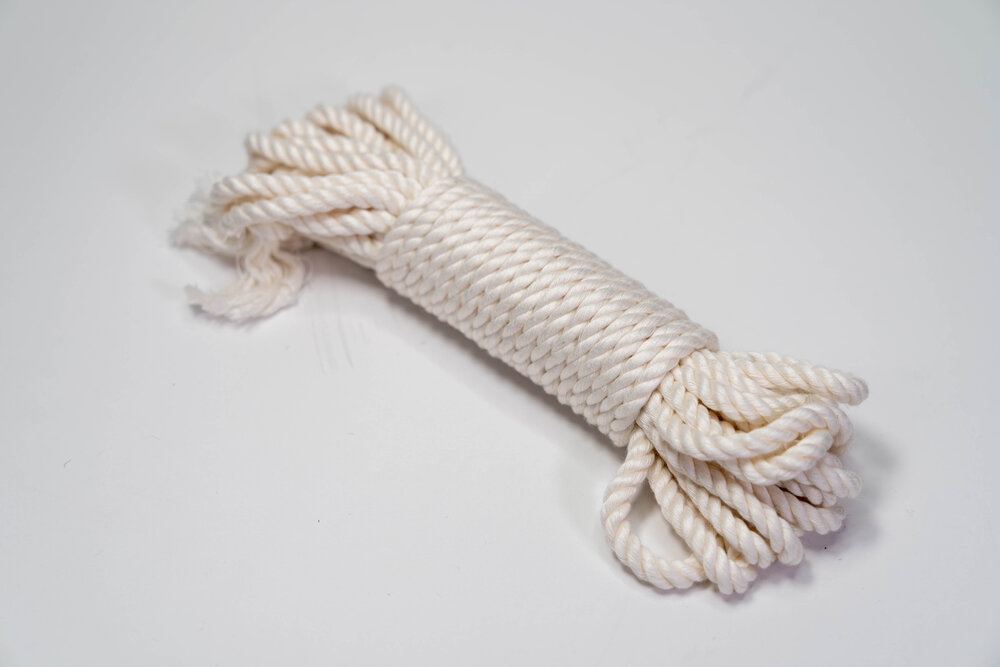 White Bamboo Silk Rope — Kinbaku Studio