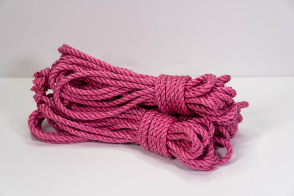 Pink Bamboo Silk Rope — Kinbaku Studio