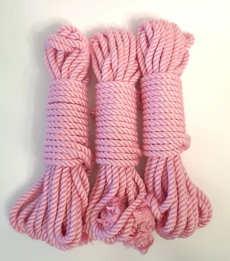 Pink Bamboo Silk Rope — Kinbaku Studio