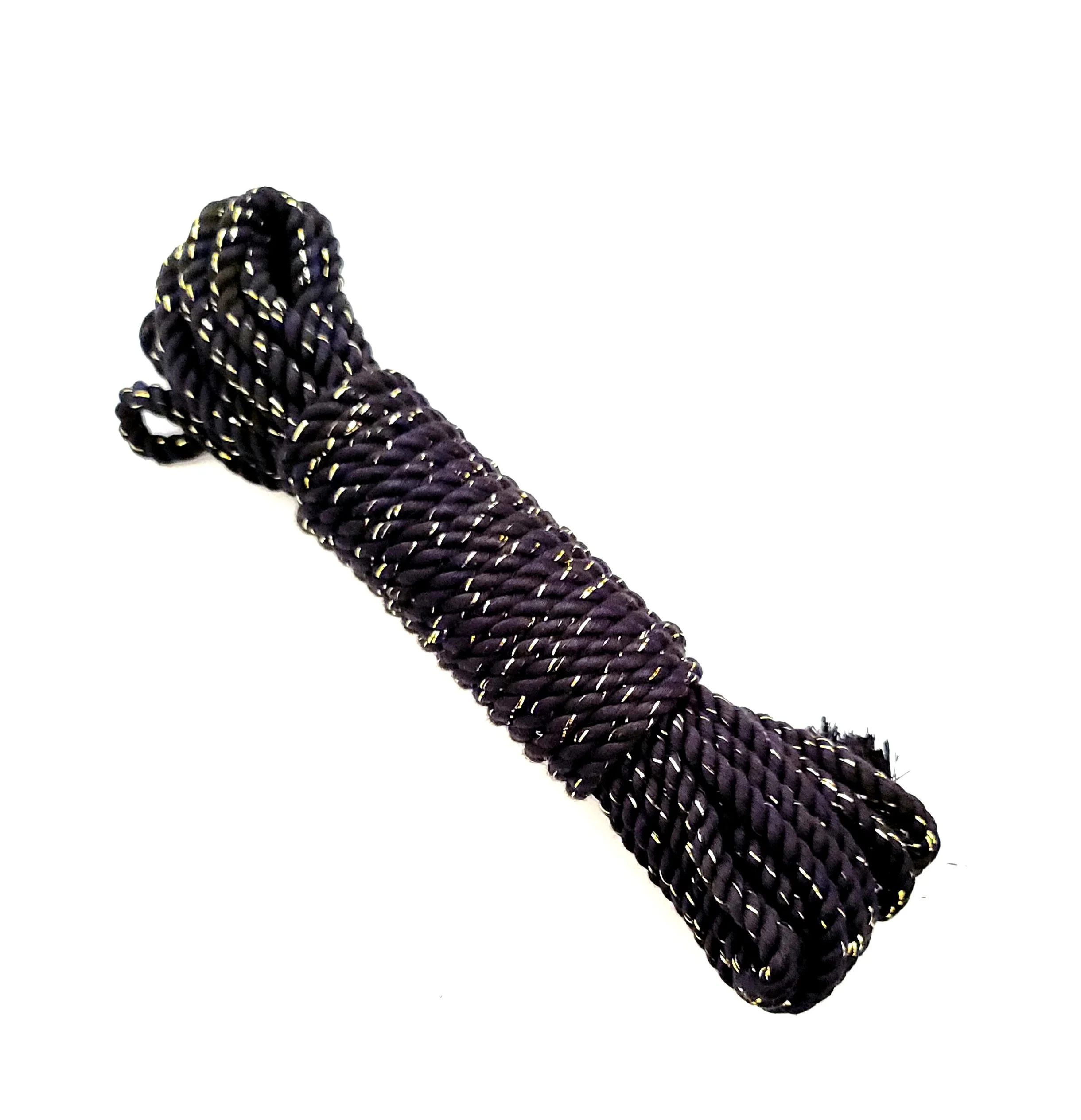 Black Conductive Bamboo Silk Rope — Kinbaku Studio