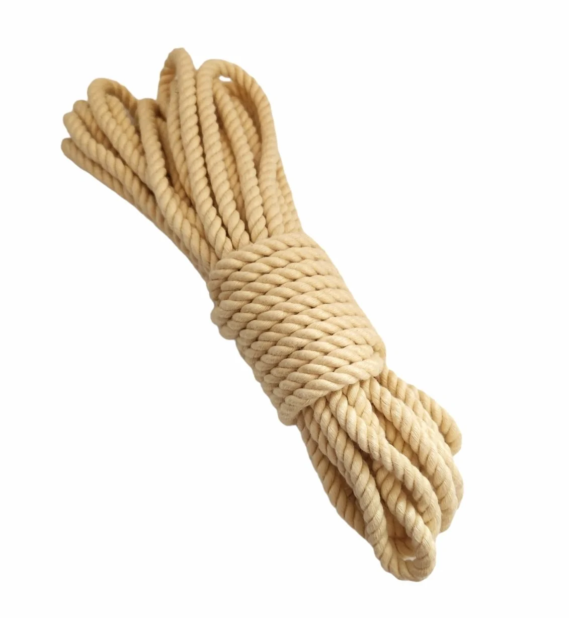 Pastel Yellow Bamboo Silk Rope
