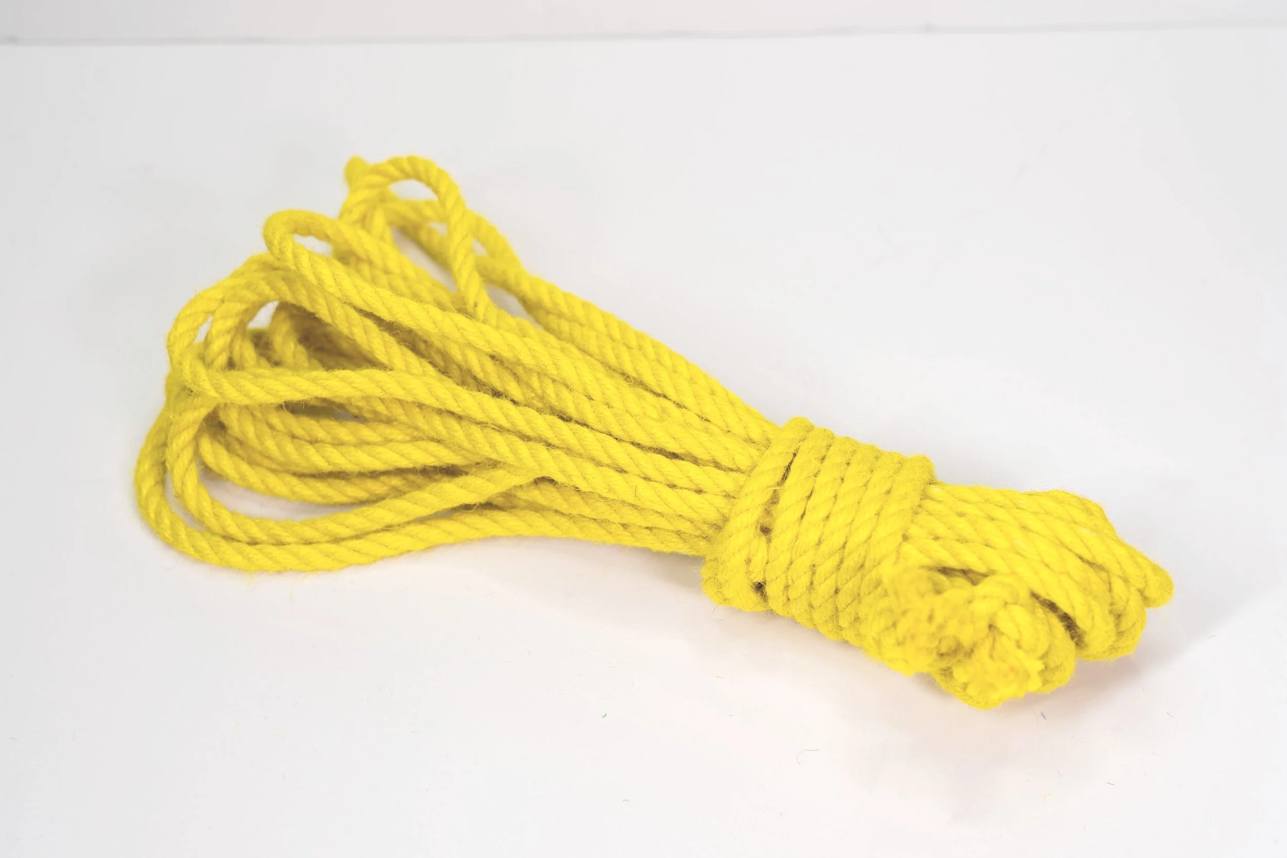 Yellow 6mm Jute Rope