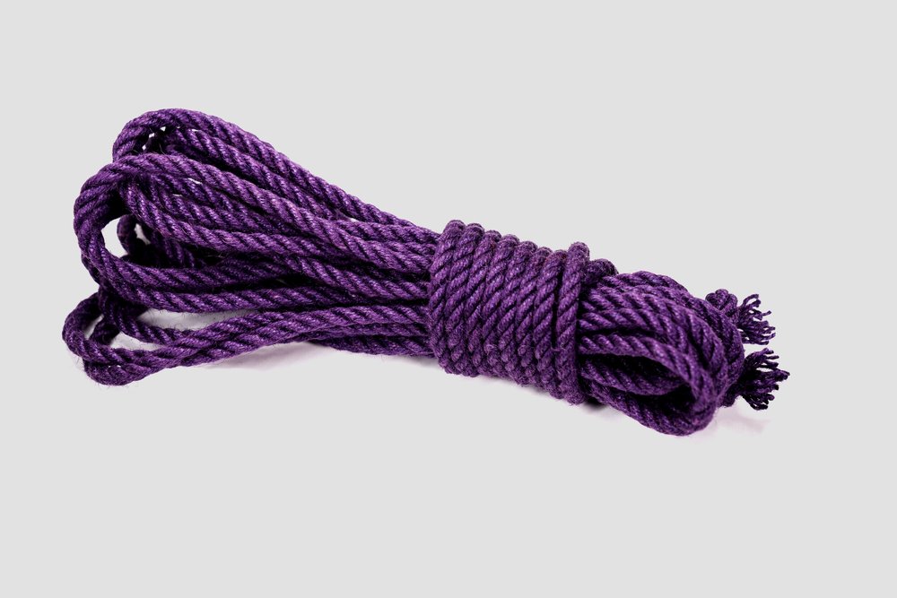 Purple 6mm Jute Rope — Kinbaku Studio