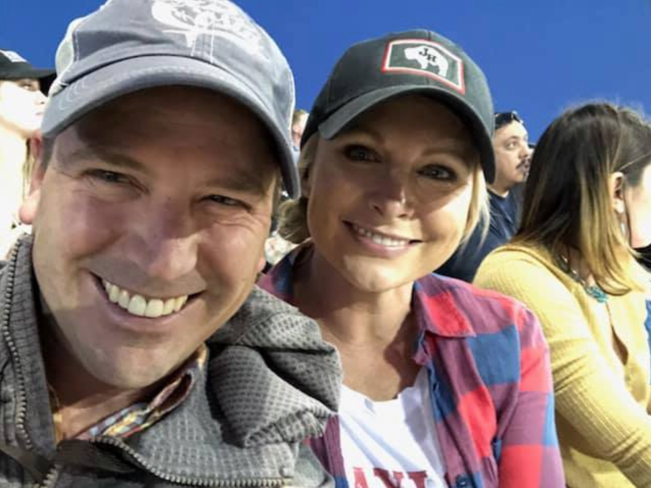 Kristy and I at the Rodeo!