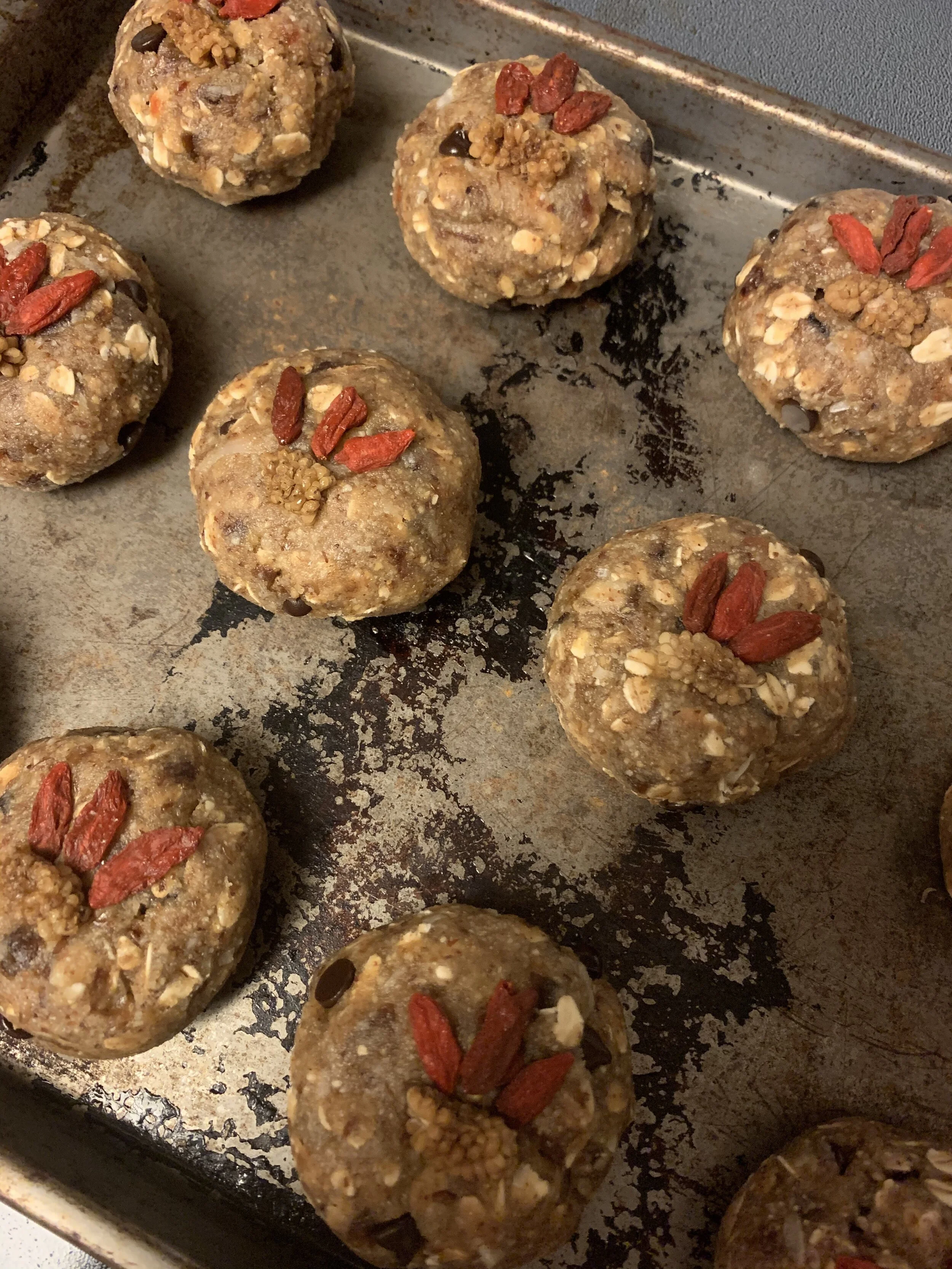 Nutrient-Dense Almond Butter Date Breakfast Cookies