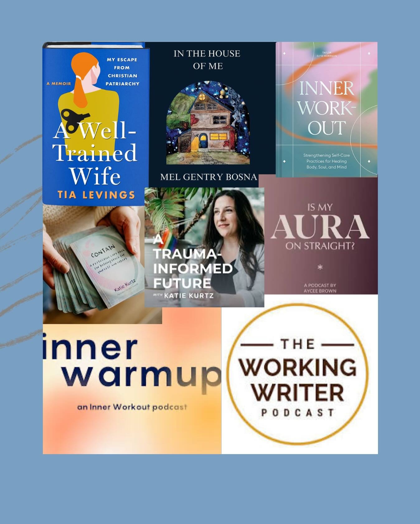 These are some of the lovely projects I&rsquo;ve gotten to support in recent years &hearts;️📚🎙️