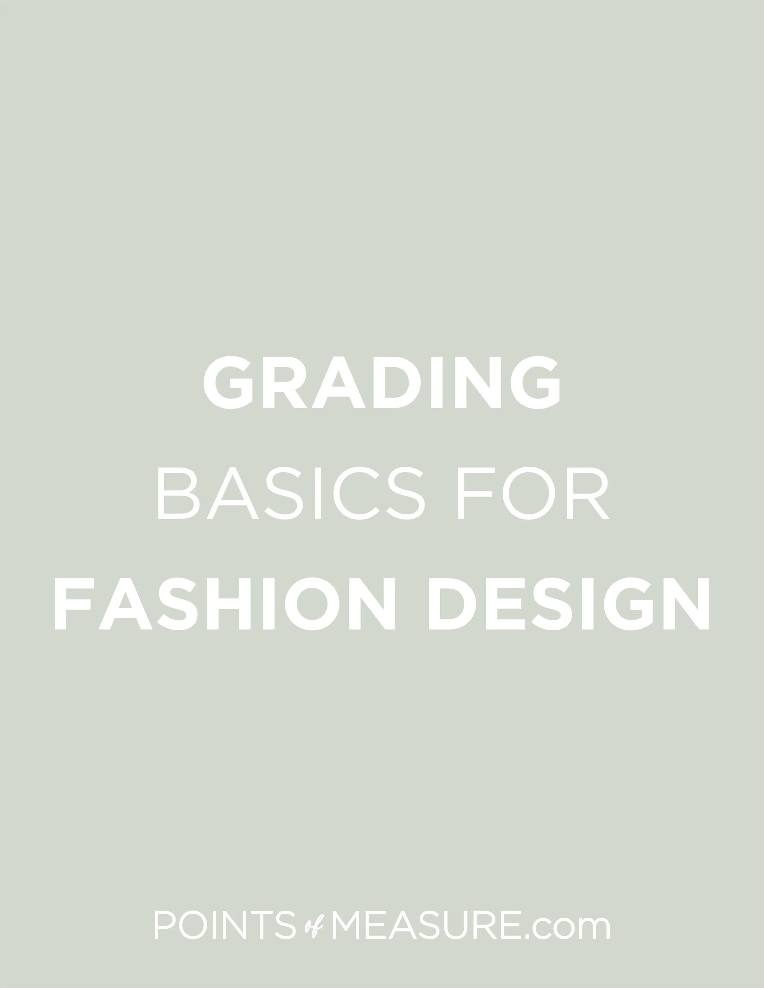 How to Grade a Sewing Pattern in Adobe Illustrator — Points of Measure