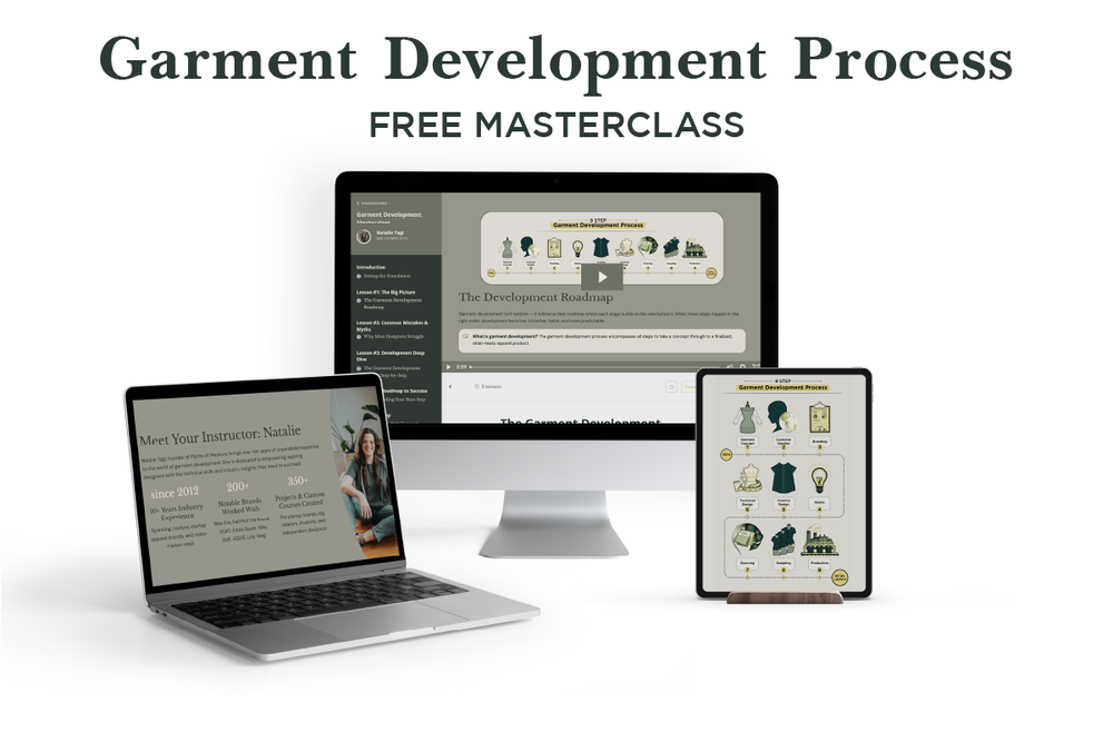 The Garment Development Process in 8 Simple Steps — Points of Measure