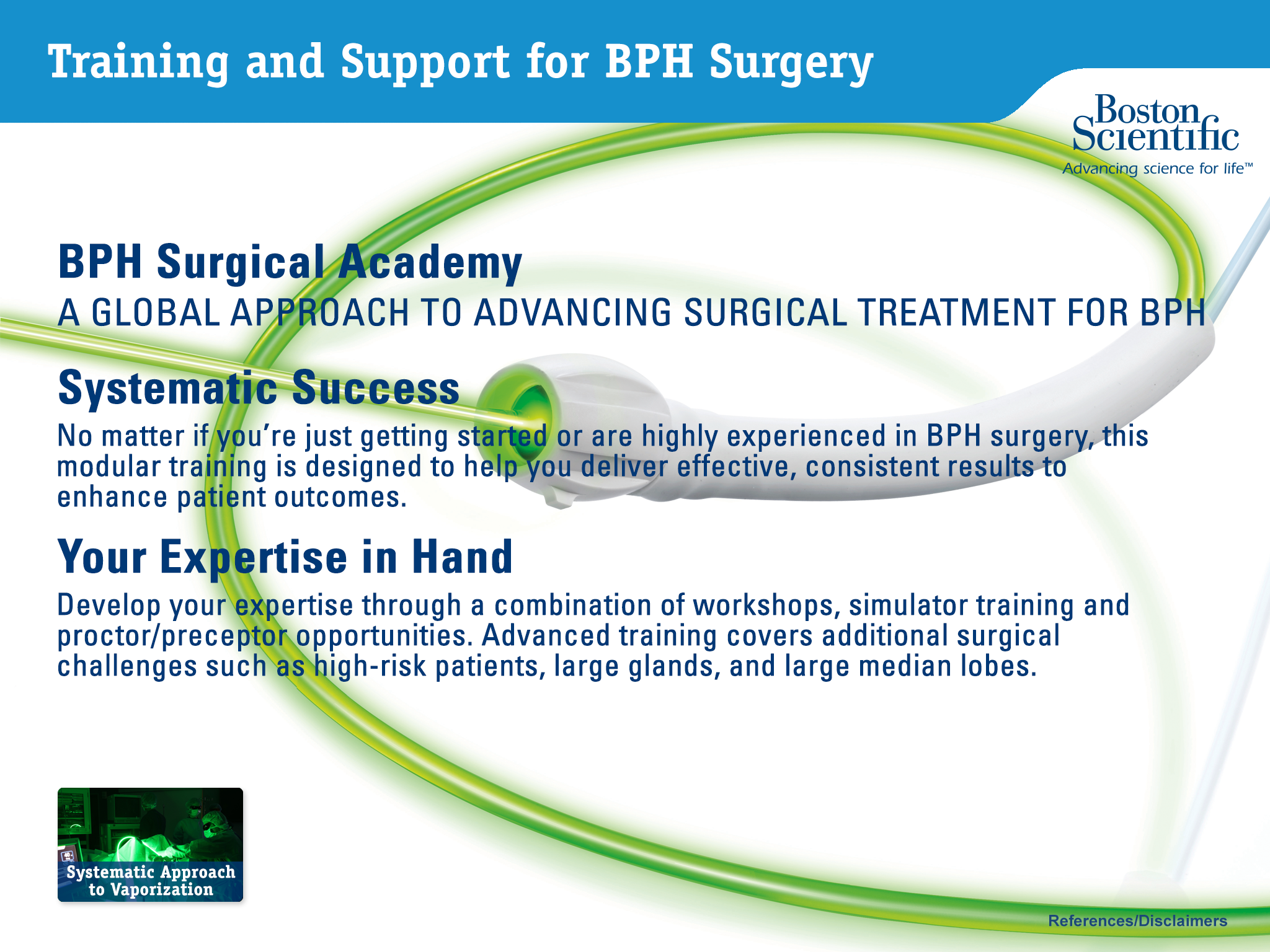 Training and Support for BPH Surgery