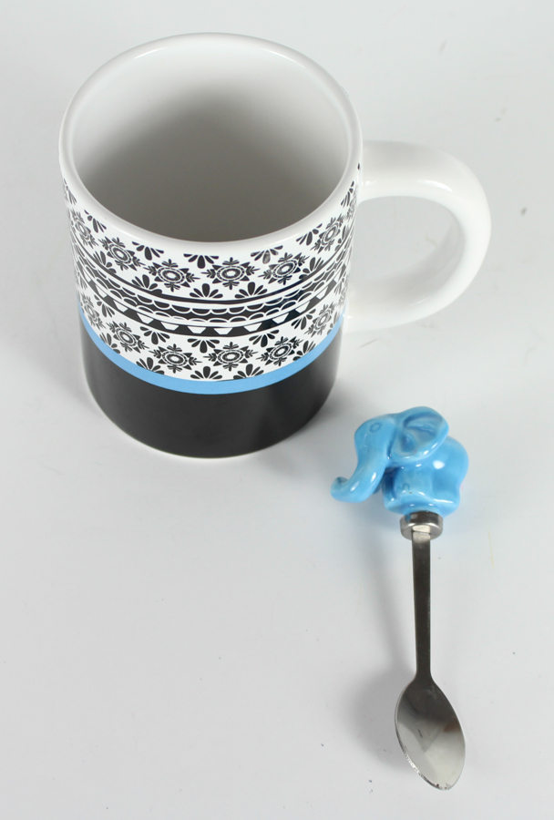 Elephant Mug with Spoon