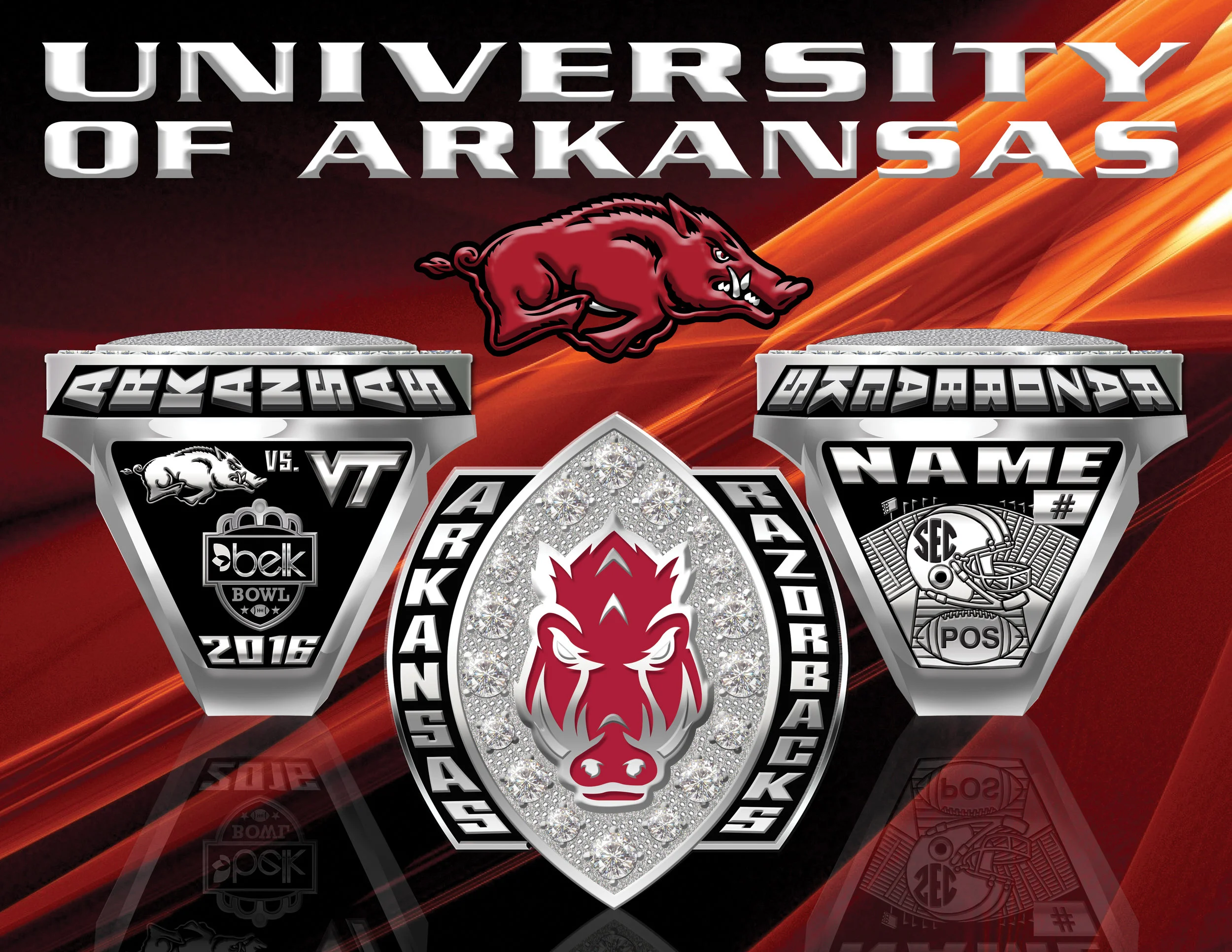 Men's University Football Champ Ring