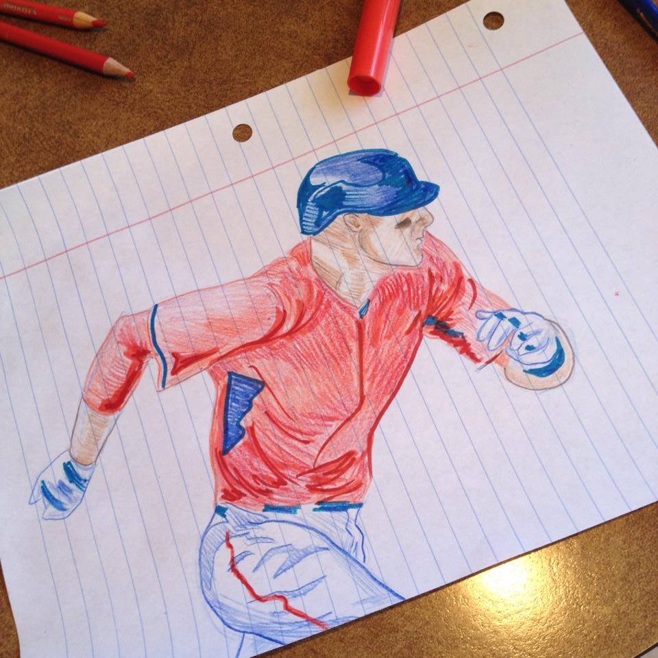 Baseball Player Sketch
