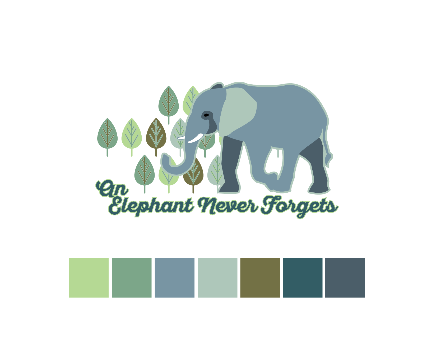 African Elephant Color Palette