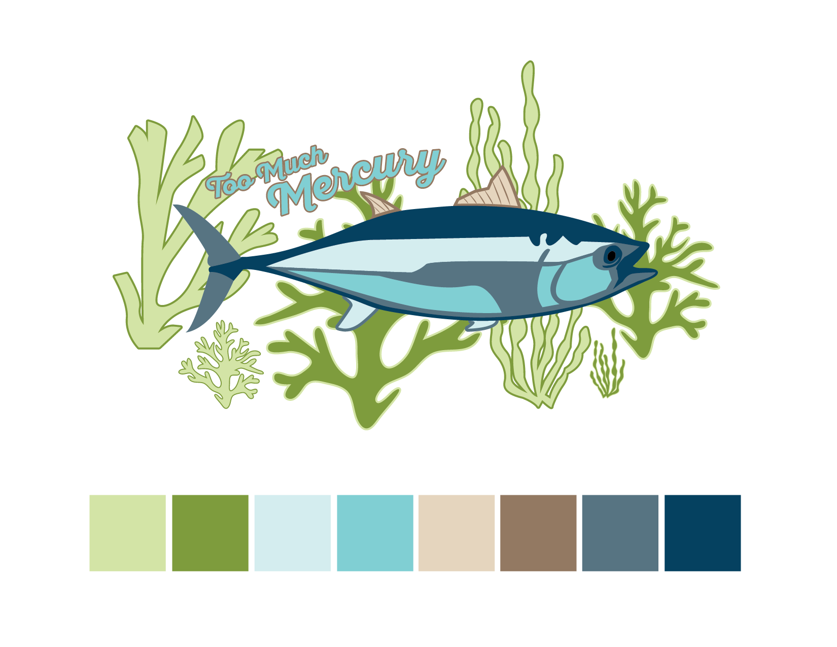 Albacore Tuna Color Palette