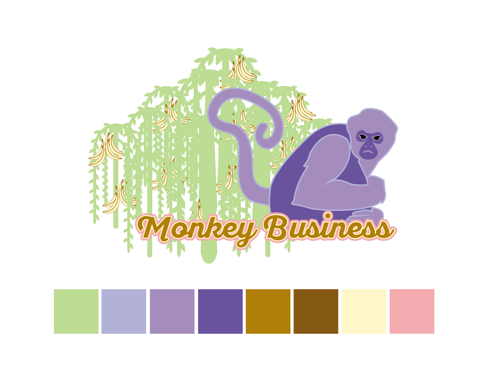 Black Spider Monkey Color Palette