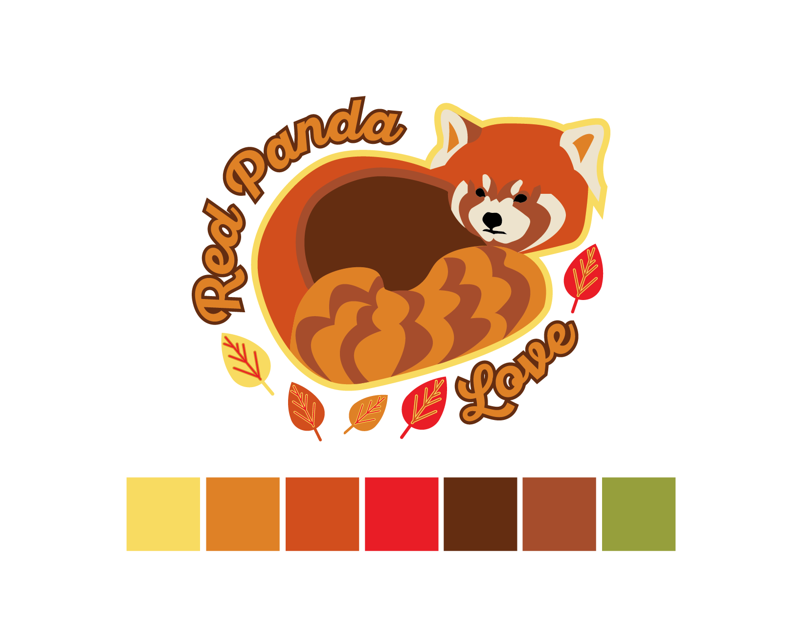 Red Panda Color Palette