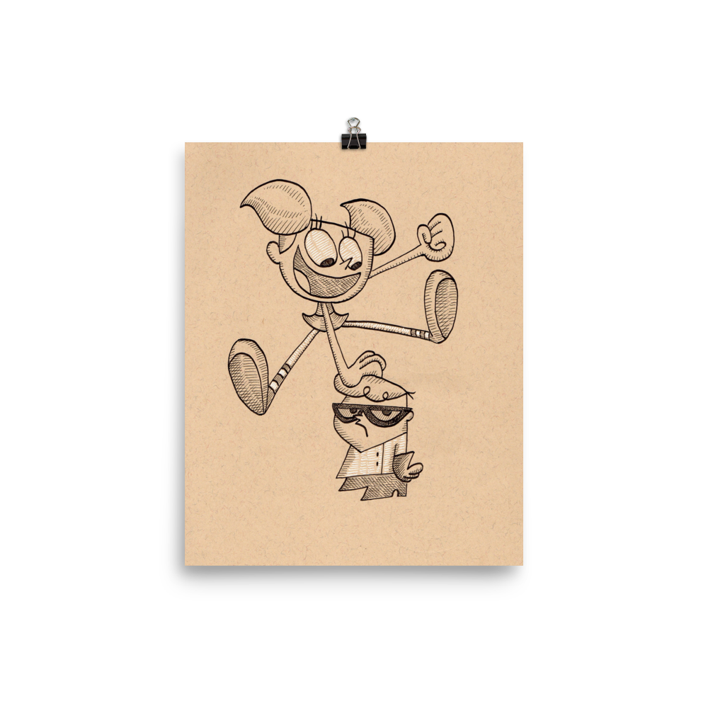 Dexter's Lab Art Print