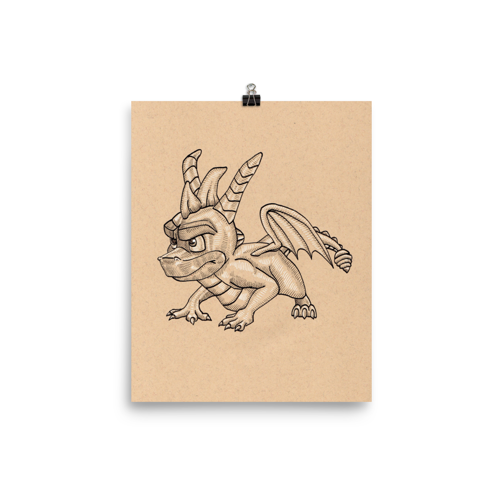 Spyro the Dragon Art Print