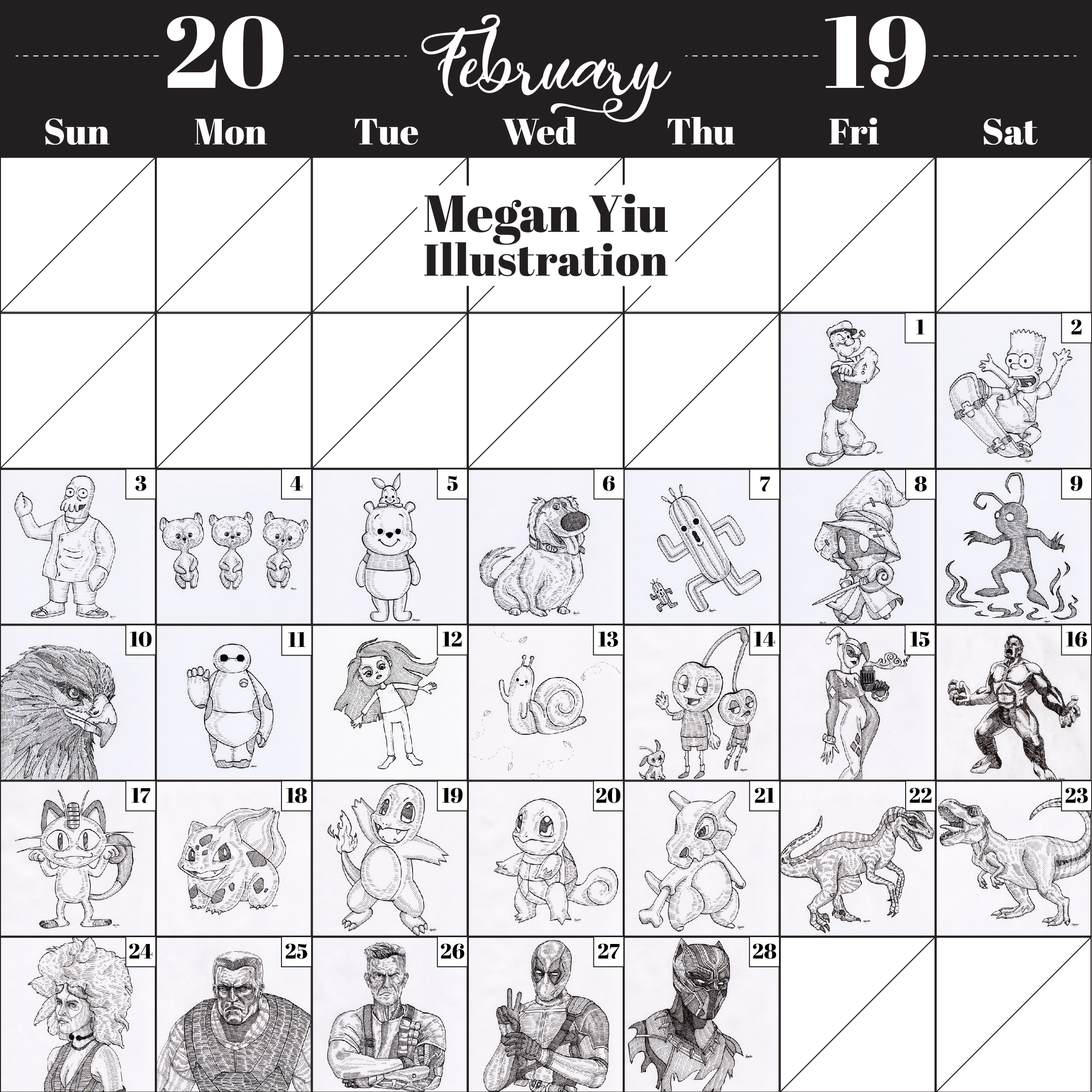 February Calendar