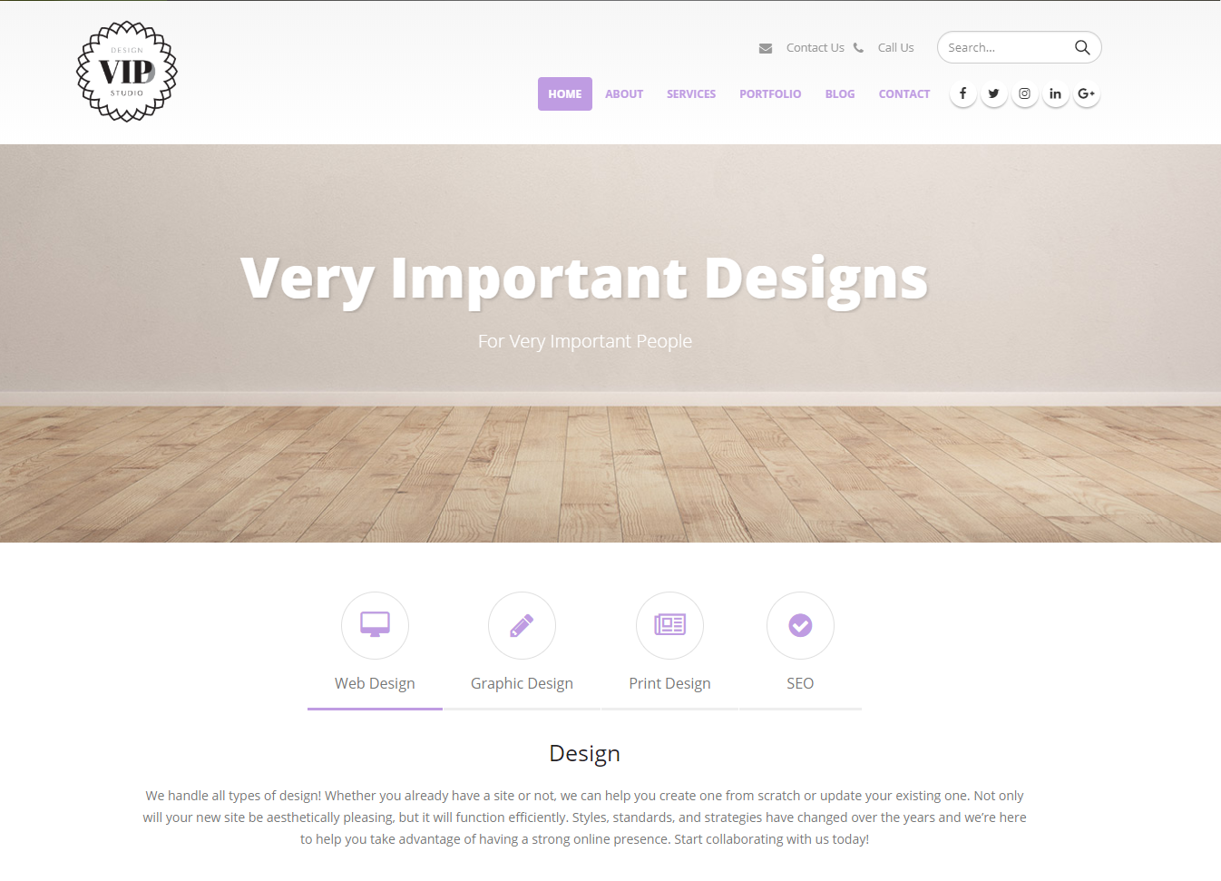 VIDesign Studio Web Design