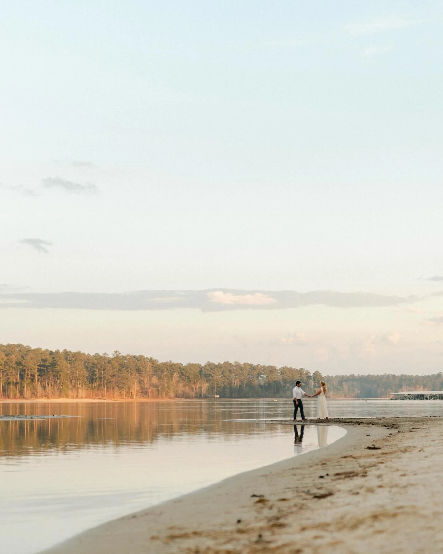 Sending this sweet engagement session tonight!  There is nothing better than a beautiful night with two people who love each other!