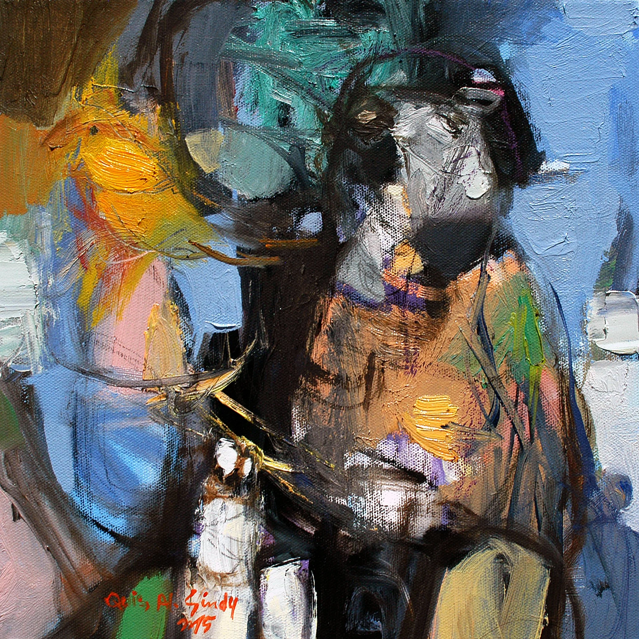 23-The Old Sailor- 12X12 inches_Oil on Canvas.jpeg