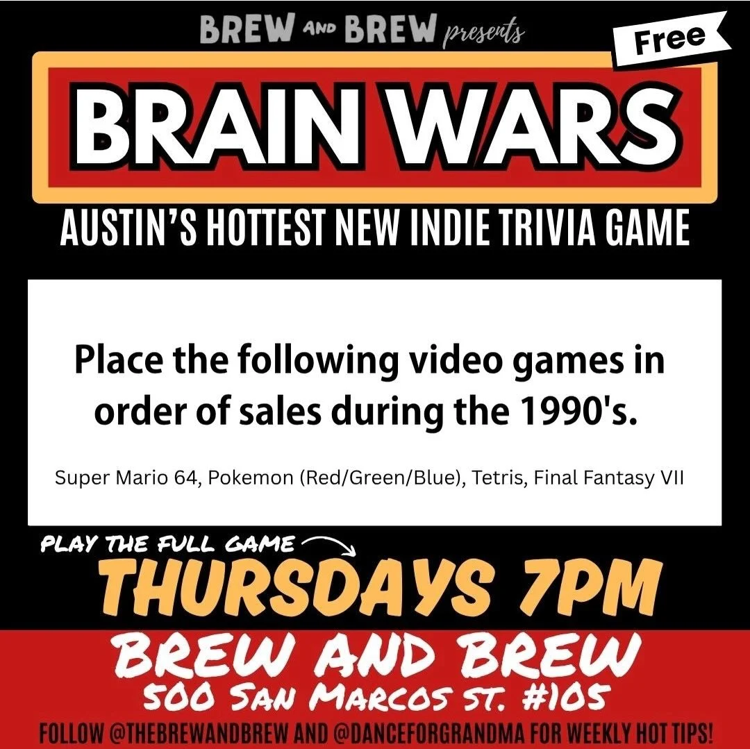 Trivia is back tomorrow night at 7 PM! To get those brains buzzing, drop your answer below. Rank the video games in terms of number of copies sold. Let&rsquo;s see what you&rsquo;ve got.