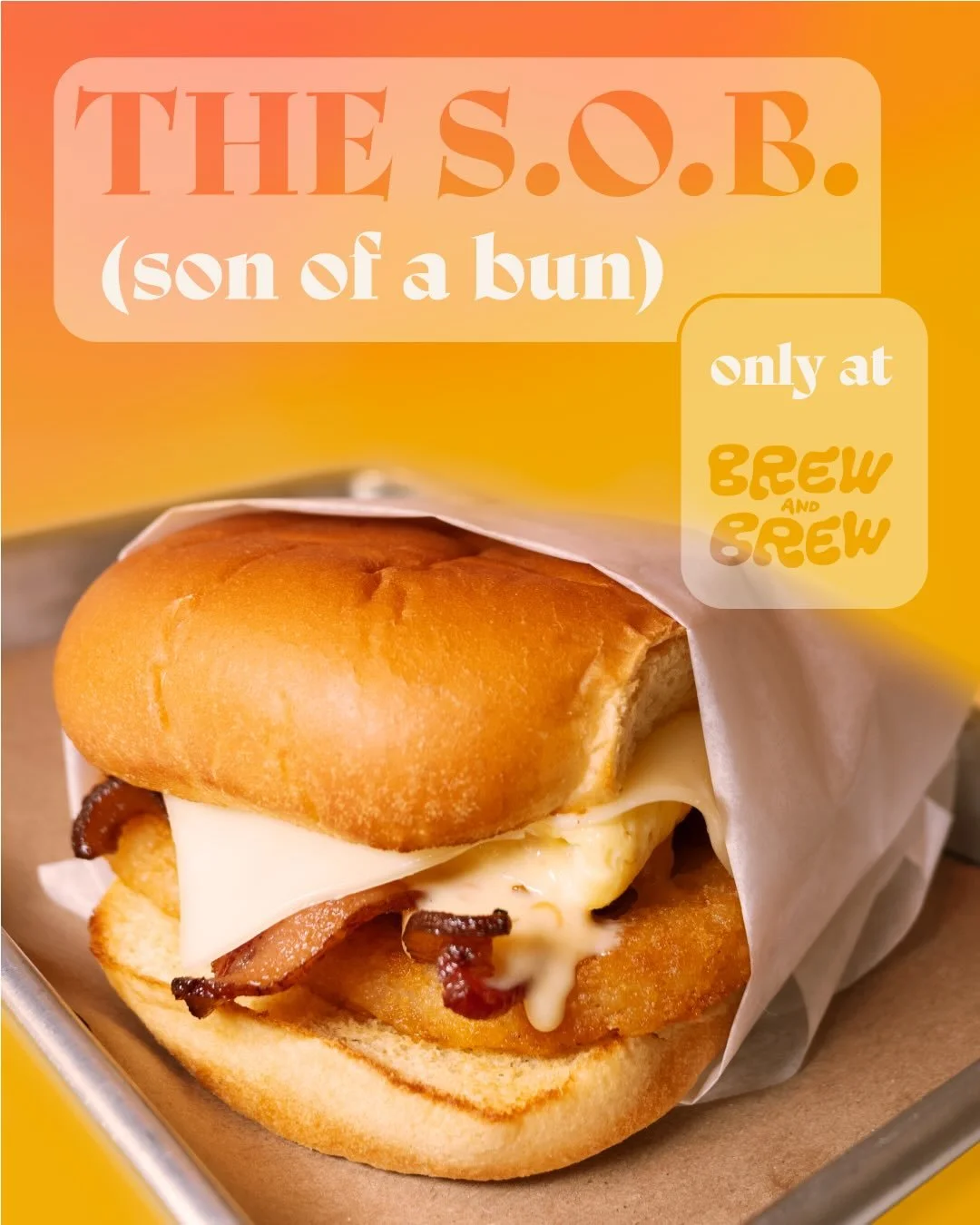 Someone said that the SOB was the best breakfast sando in Austin. 

We&rsquo;re definitely partial, but we certainly agree. 

We&rsquo;ll be slinging them all weekend long for you and your palls. Goes great with a coffee or two. Or beer. We&rsquo;ve 