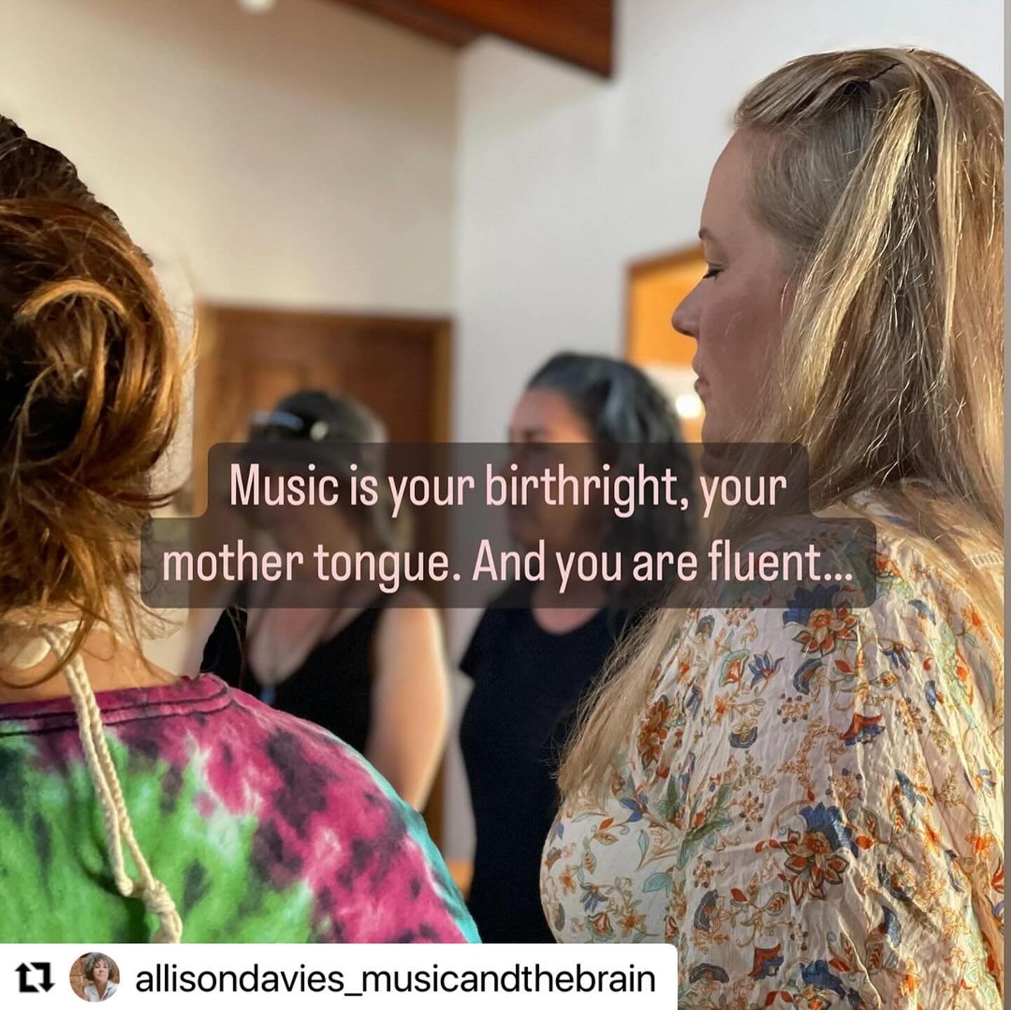 Agree 💯 with this!! @allisondavies_musicandthebrain with @use.repost
・・・
All throughout human history music was passed on through generations, taught by elders, traditional music making, community music making, ritual music making, a part of everyon
