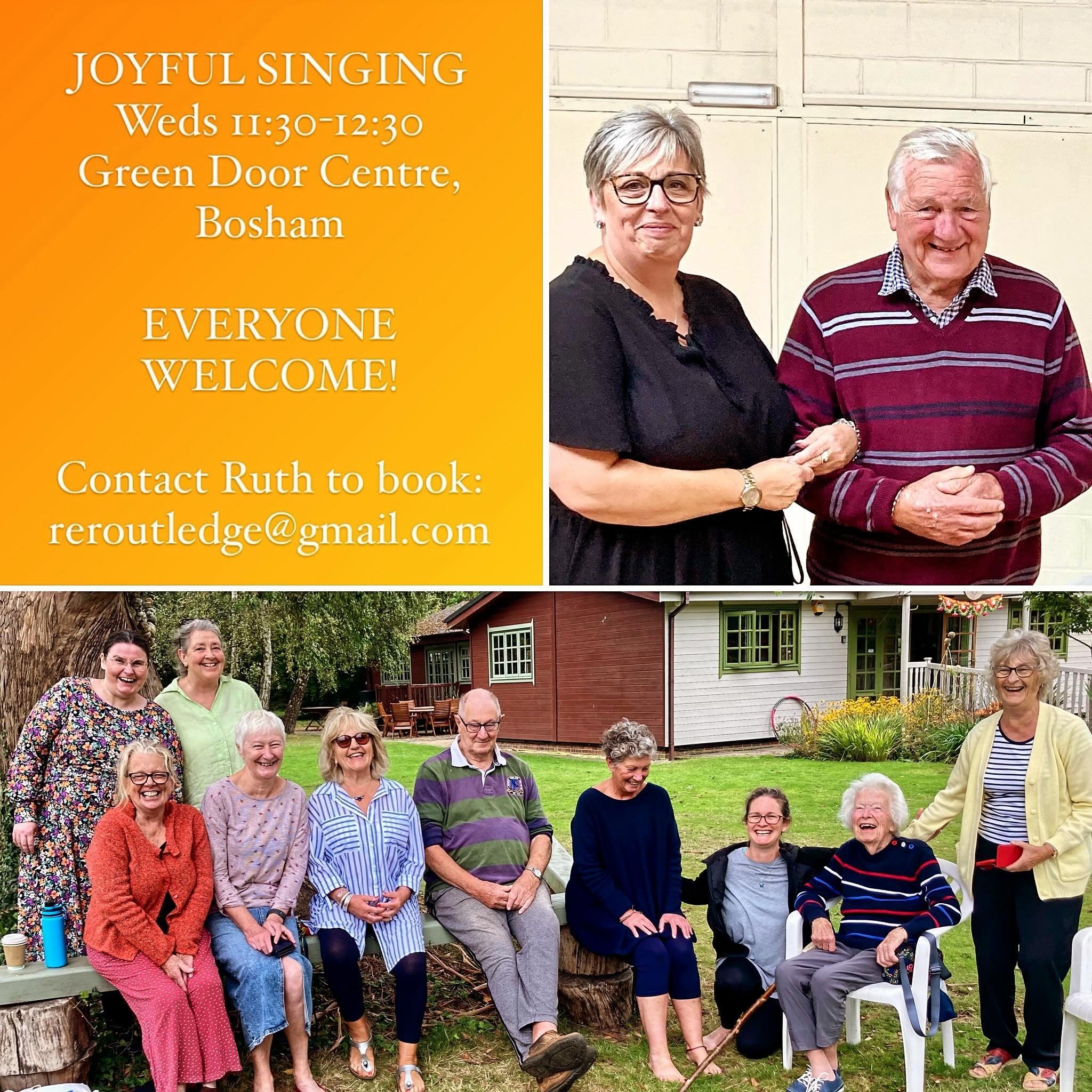 It&rsquo;s tomorrow! Come just as you are to JOYFUL SINGING, which is exactly what it says on the tin: fun, friendly singing for everyone, leaving you feeling uplifted and full of joy 😁 
.
All in the beautiful sanctuary that is @greendoorcentre in B