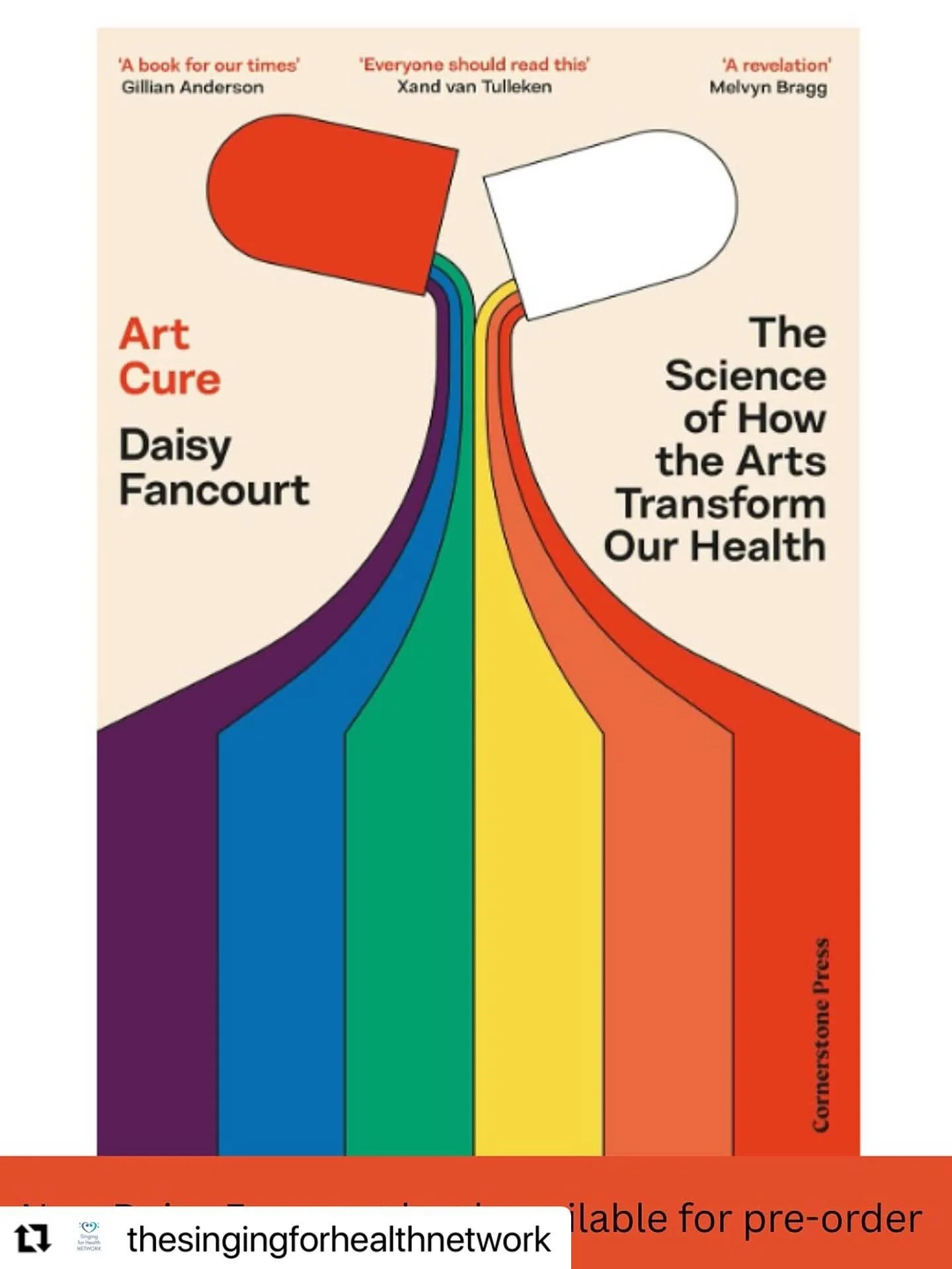 For those at the back: THE ARTS ARE ESSENTIAL FOR OUR HEALTH, OUR COMMUNITIES & SOCIETIES.
.
.
.
#artcure #singingforhealth #publichealth #healthycommunities #singingforwellbeing #creativehealth #socialprescribing