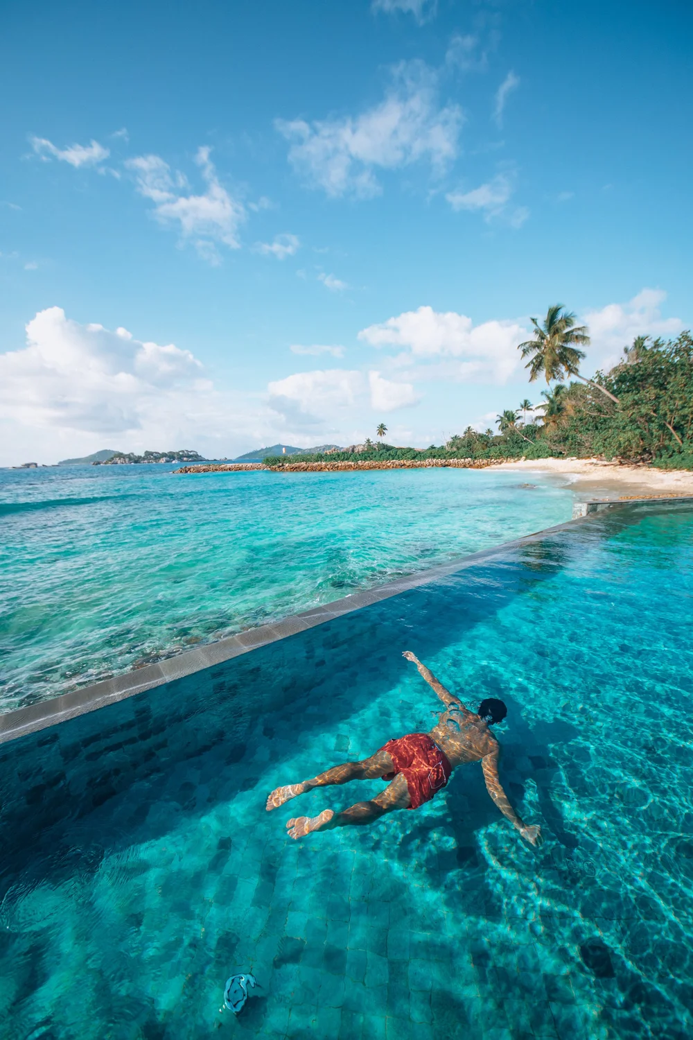 SWIMMING IN THE MAIN POOL