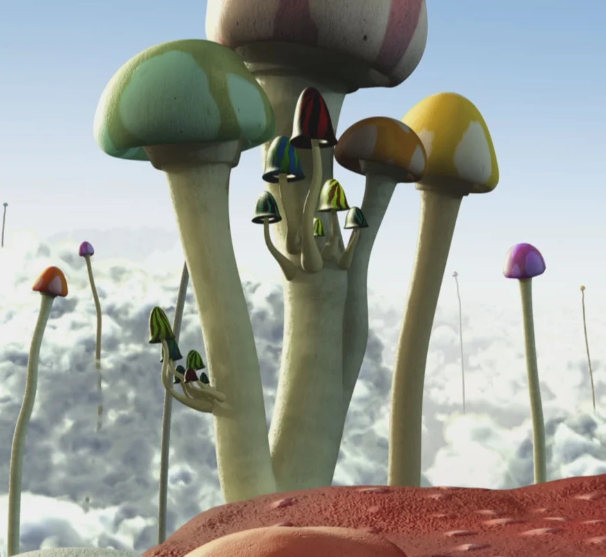 'Moving Out' - Mushrooms in the Clouds
