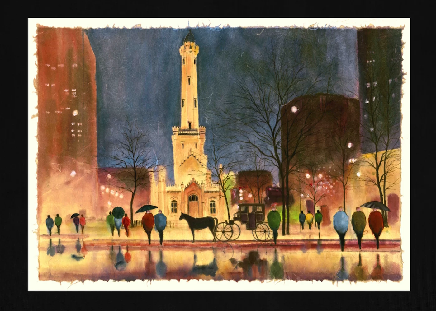 Watertower-at-Night-30x40-Russ-Erickson.jpeg