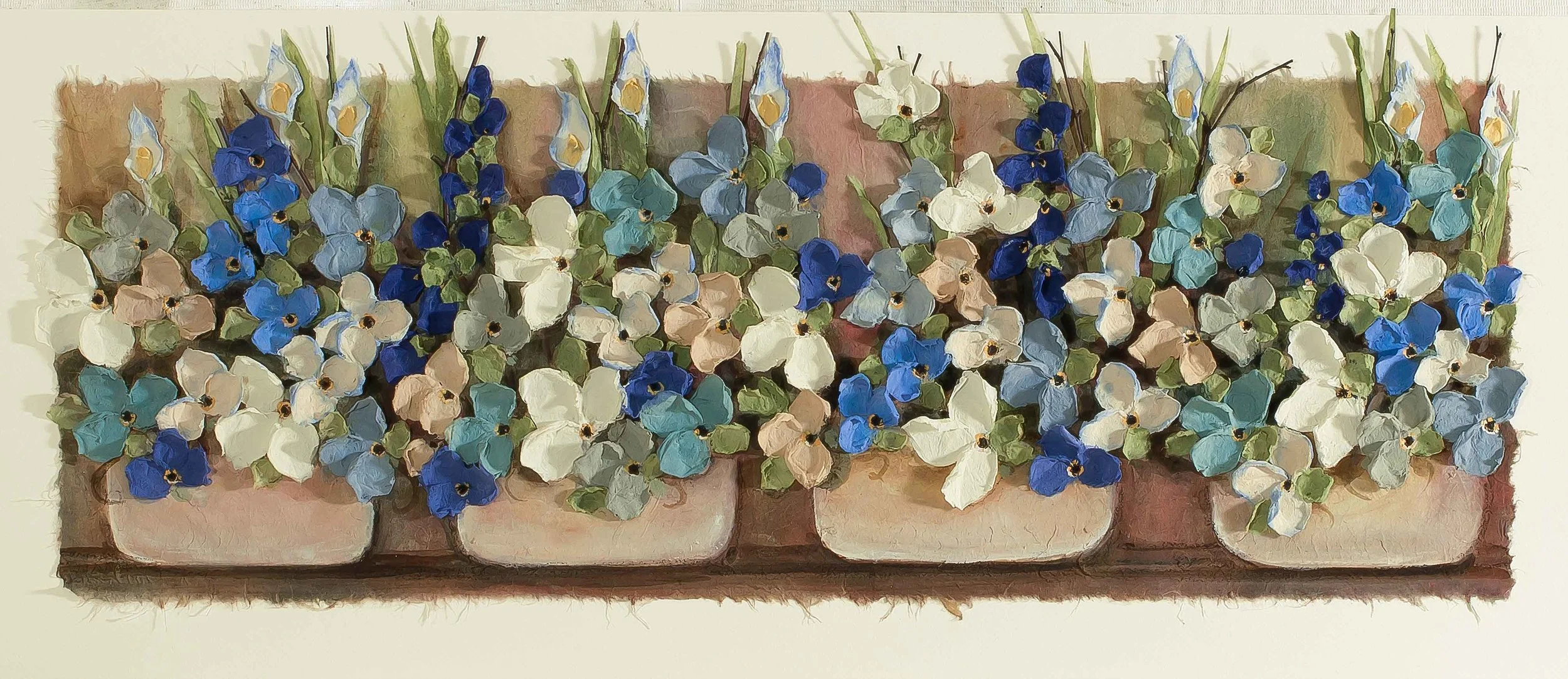 Copy of Blue Pots 16x16