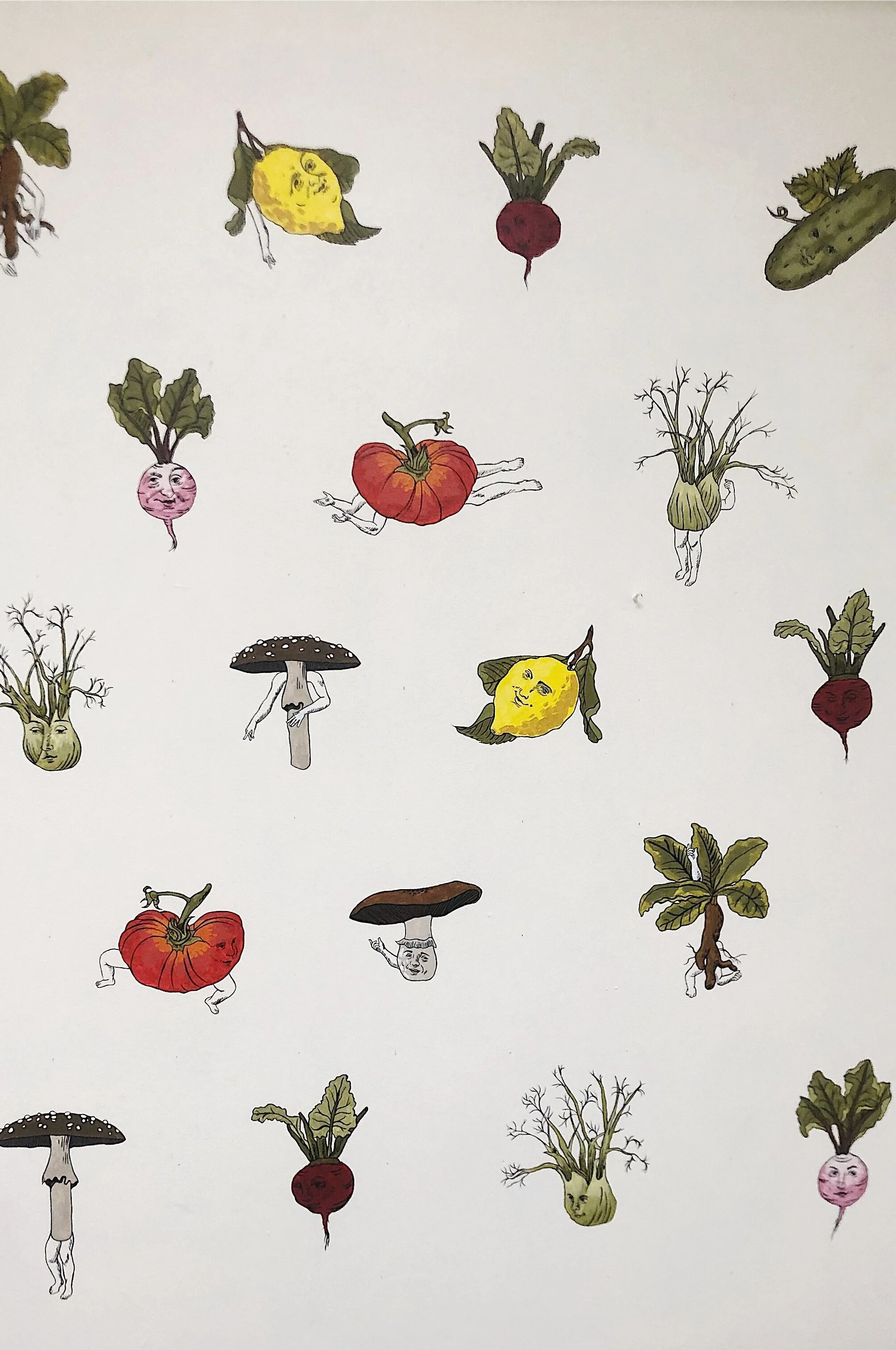 CAFE MUTTON BATHROOM MURAL