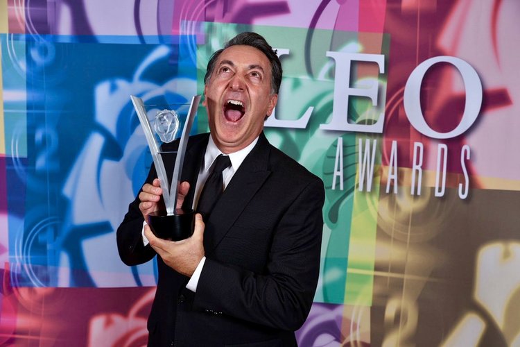 Host Peter Kelamis won a Leo Award for Best Voice Performance in an Animated Series for Chucks Choice. Photo courtesy of the Leo Awards