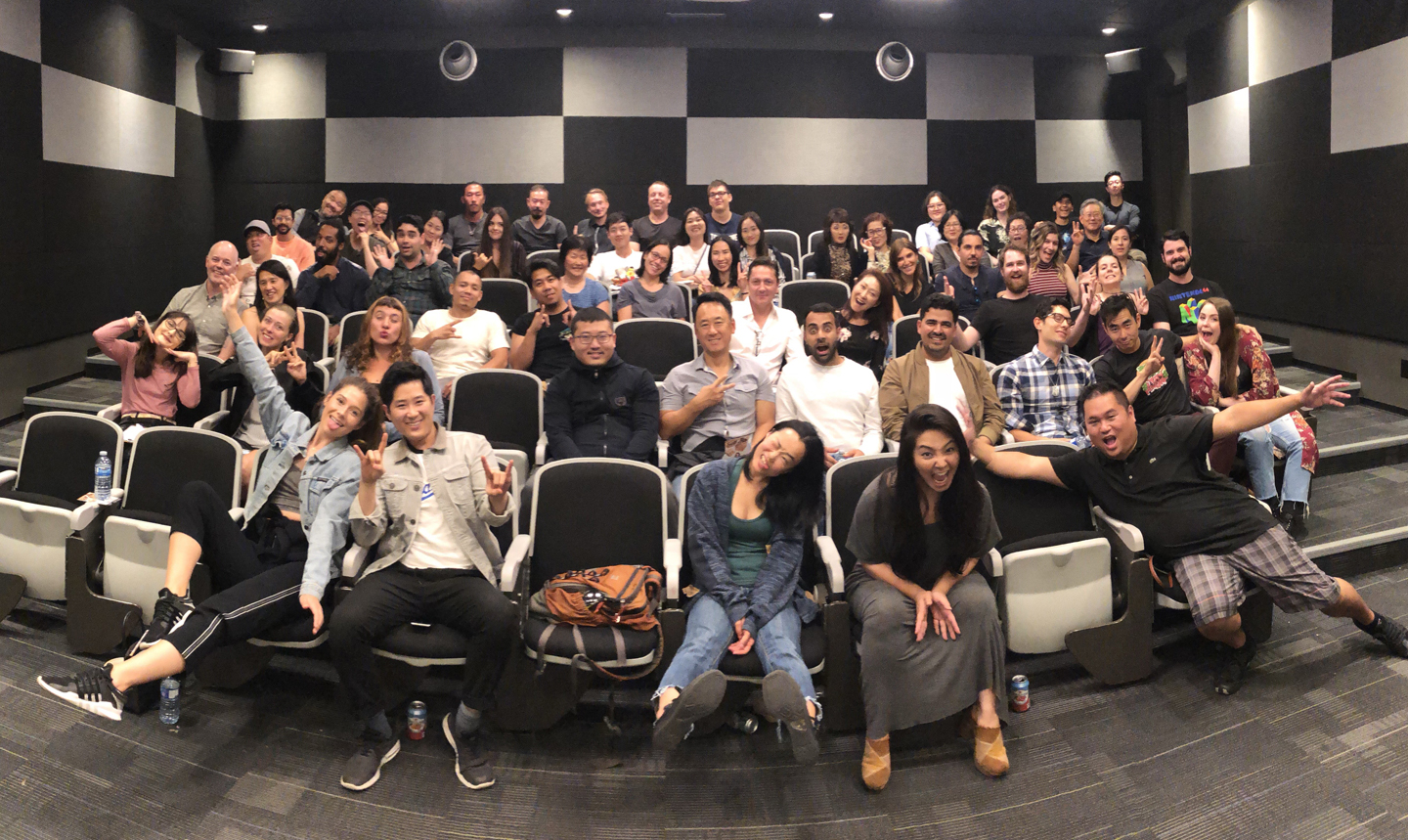 The audience at the cast and crew screening for The Day We Met , Karaoke Mamas , and Gong Ju . Contributed photo