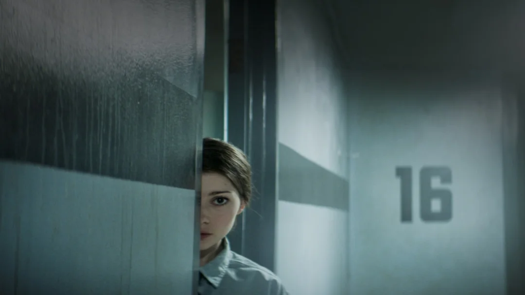 Katie Douglas plays one of the brave young women who question the status quo in Level 16 .