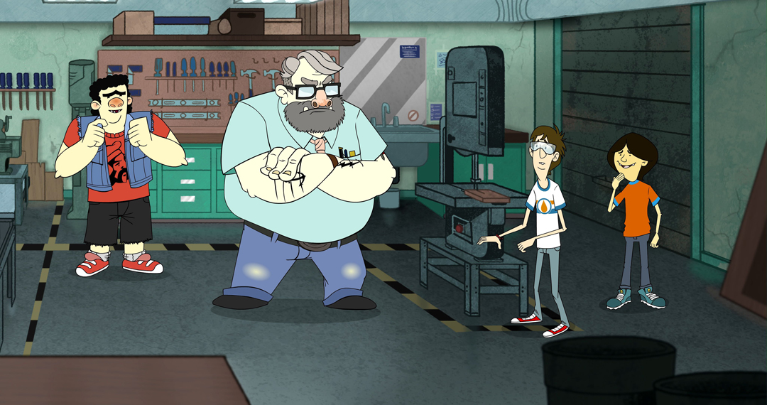 A still from Shop Class . Courtesy of The National Film Board of Canada
