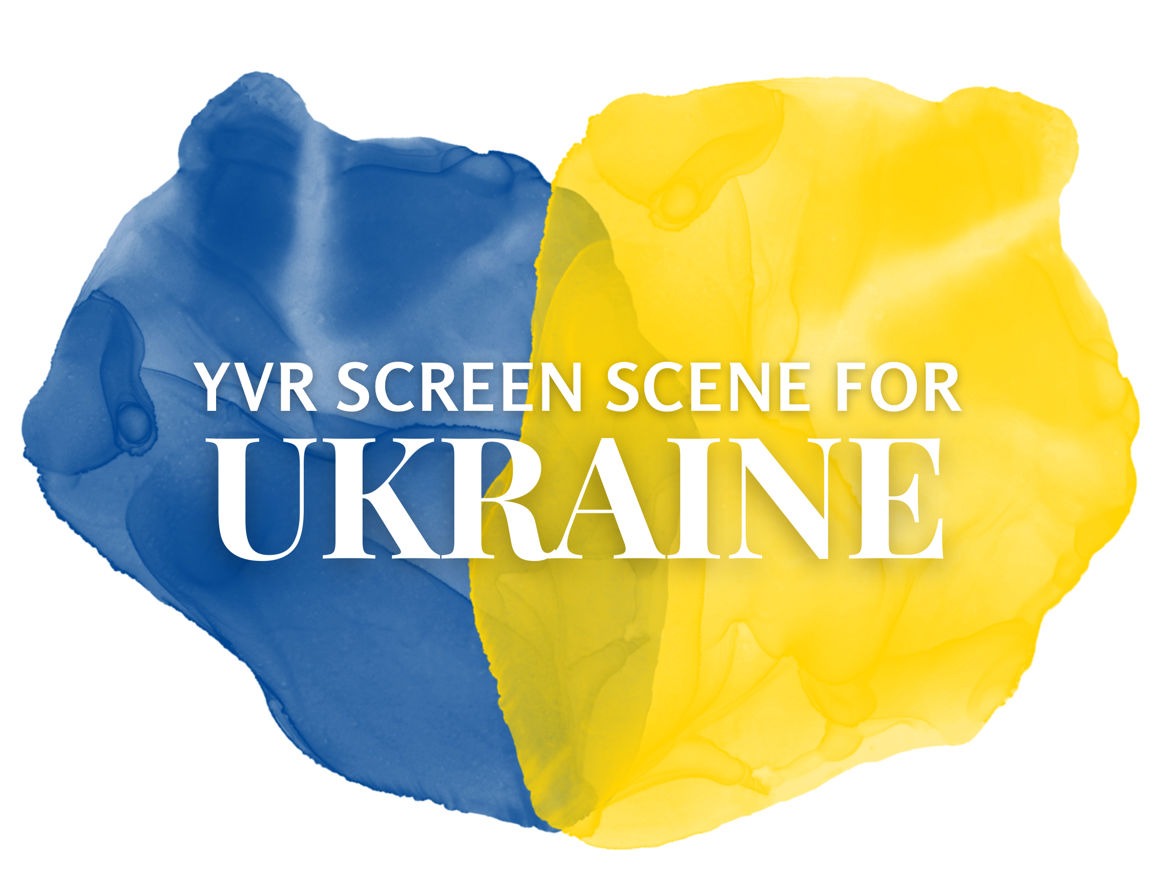 YVR Screen Scene For Ukraine gala fundraiser