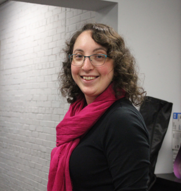 Stage Manager Elizabeth Salisch*. Photo by Kelsey Pressnall / Courtesy of Greenbrier Valley Theatre. *denotes member of Actors' Equity Association.