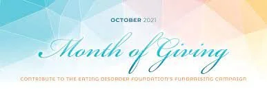 Proud Sponsor of the Eating Disorder Foundation Month of Giving