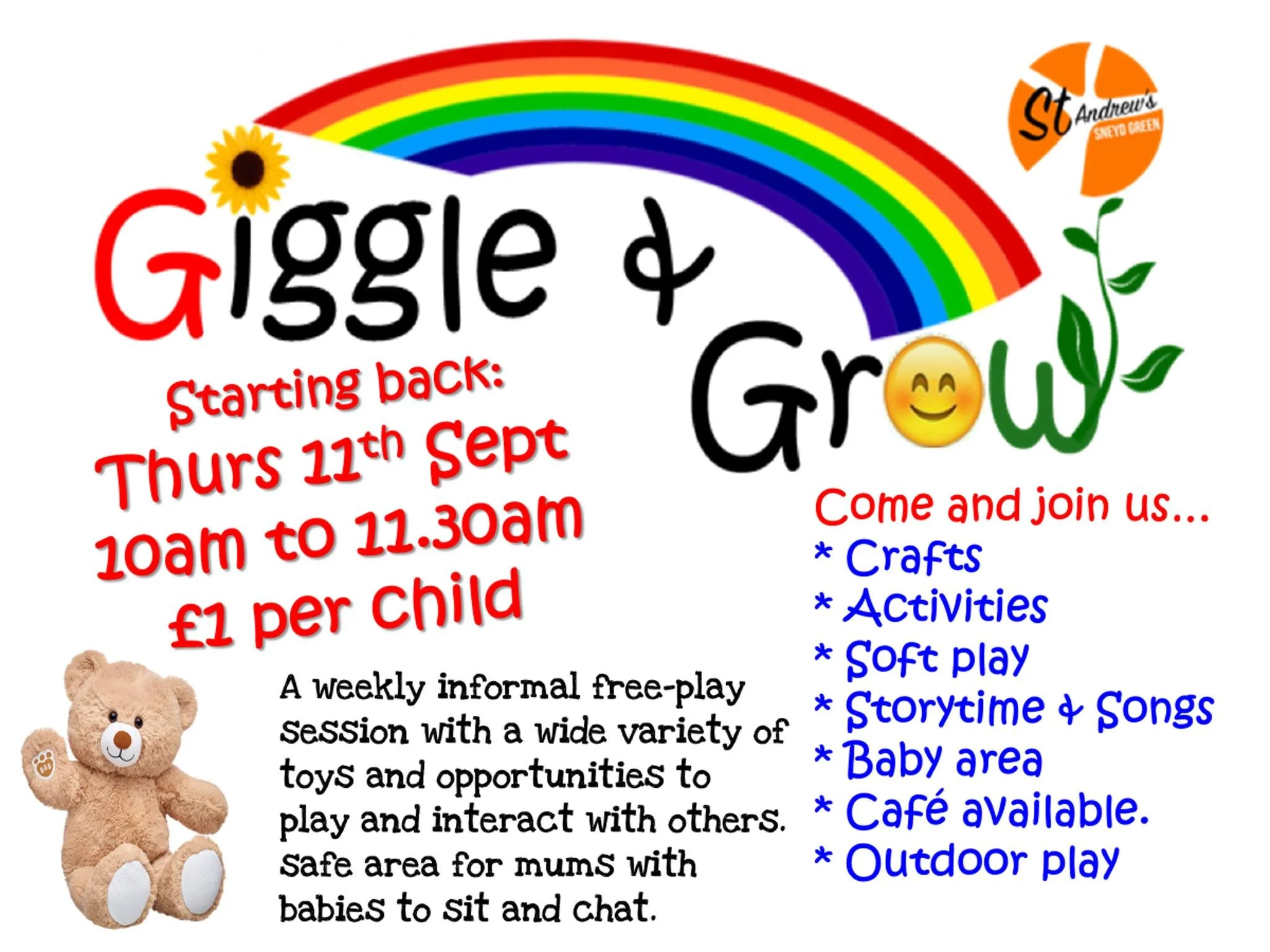 Giggle &amp; Grow is back!