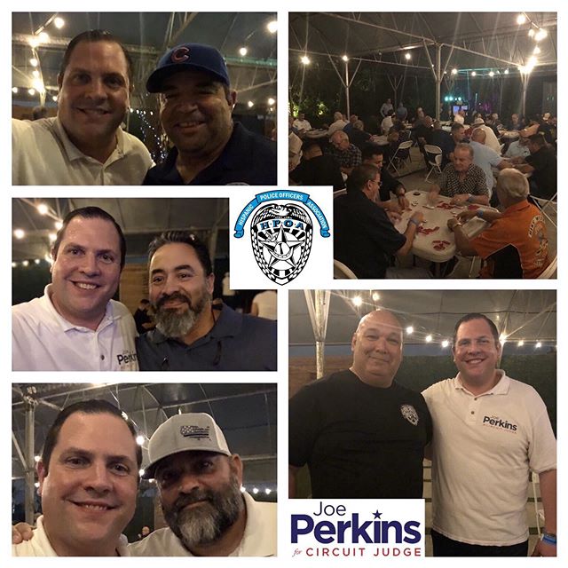 I had a blast playing dominoes with our friends at the Hispanic Police Officers Association for a great cause supporting La Liga Contra Cancer! #PerkinsForJudge #PickPerkins #PerkinsParaJuez #PerkinsPouJij #HPOA #laligacontracancer