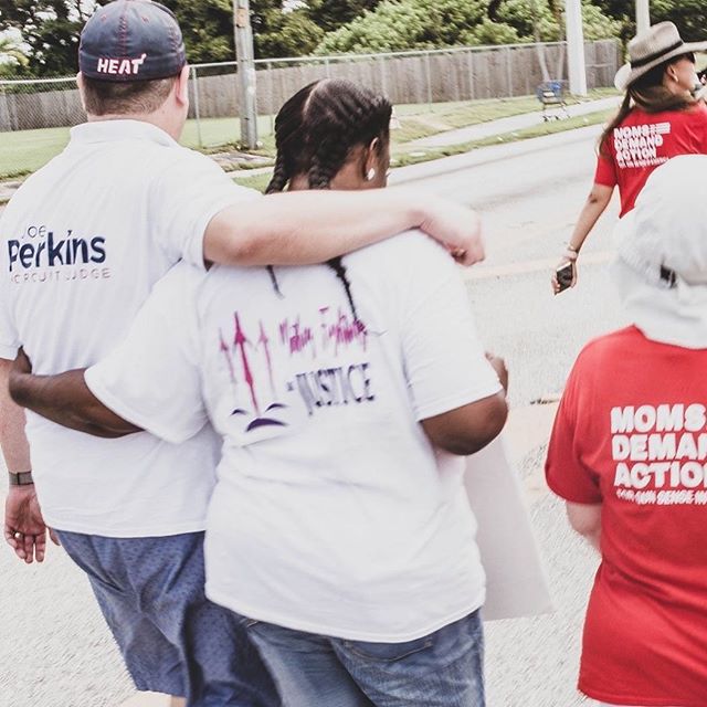 Throwback to earlier this year walking with Romainia Dukes in Goulds, Florida to remember and honor her son De'Michael, who was murdered in 2014.